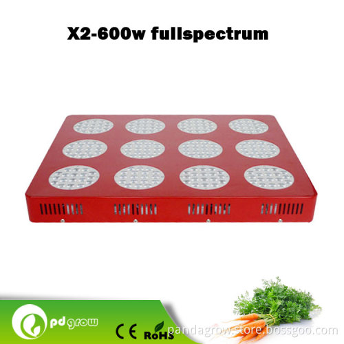 CE RoHS Approved 600W Fullspectrum LED Grow Light with 3 Years Warranty